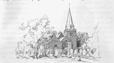 Illustration: CHURCH AT STOKE POGES