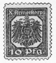 German Prison Stamp