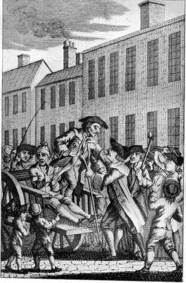 THE HANGMAN ARRESTED WHEN ATTENDING JOHN MEFF TO TYBURN