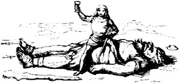 [Illustration:
                 Jack slaketh his Thirst at the end of his Labours]