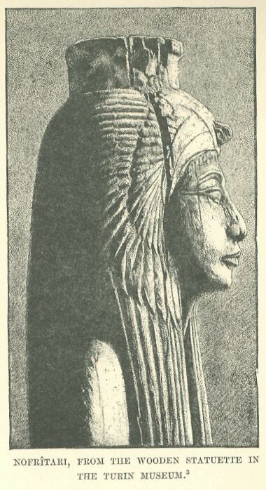 109.jpg Nofrtari, from The Wooden Statuette in the Turin Museum 