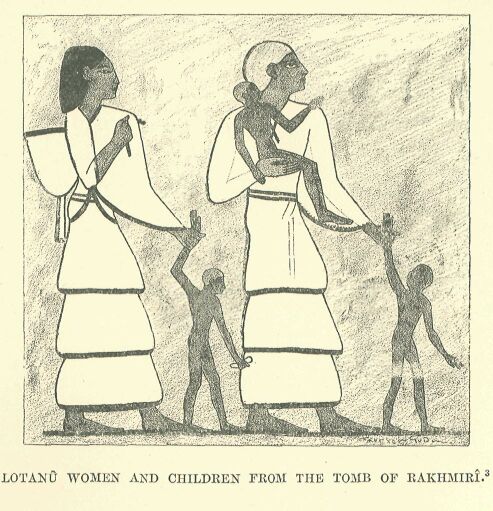 226.jpg Lotan Women and Children from the Tomb Of Rakhmie 