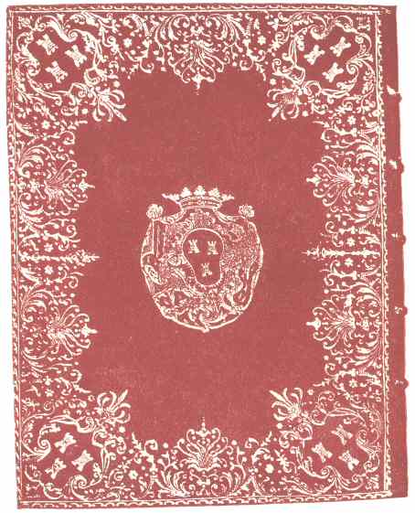 Binding with the arms of Madame de Pompadour