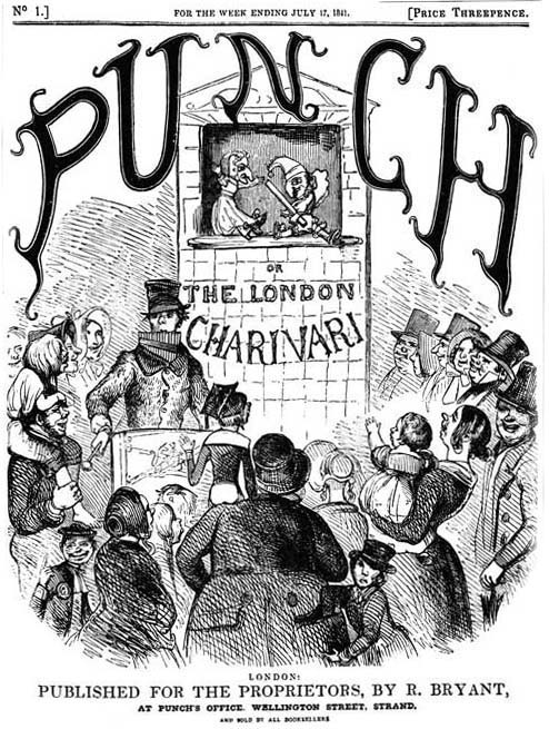 COVER OF THE FIRST VOLUME OF PUNCH.