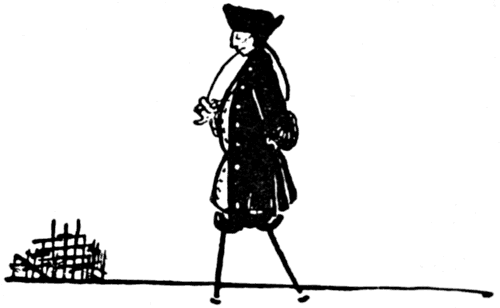 A pirate with two wooden legs