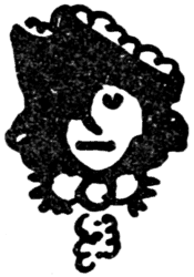 Sketch portrait of a pirate
