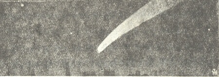 Sketch of comet
