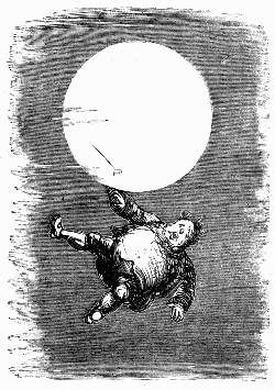 man in moon tumbling down