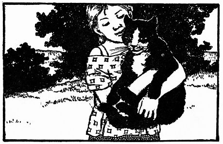 Matilda holding cat