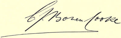 Signature of C. J. Bowen-Cooke