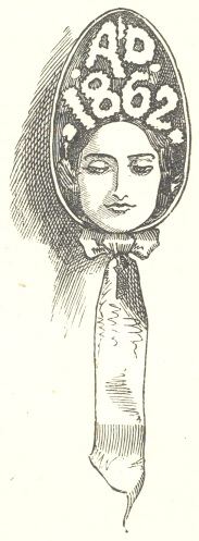 Lady in 1862 bonnet