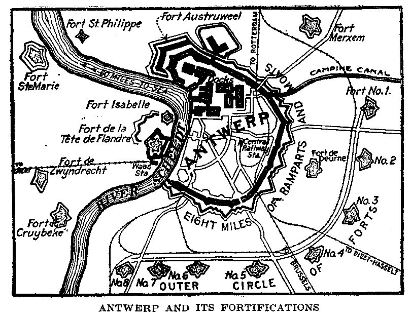 Antwerp and Its Fortifications 