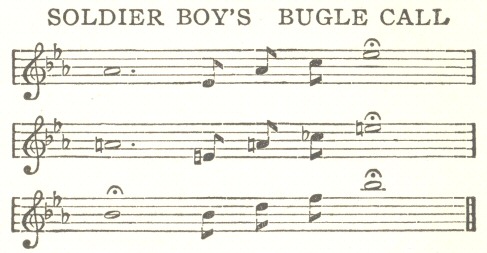 Soldier Boy’s Bugle Call [music score]