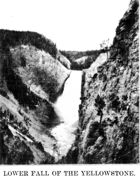 Lower Fall of the Yellowstone.