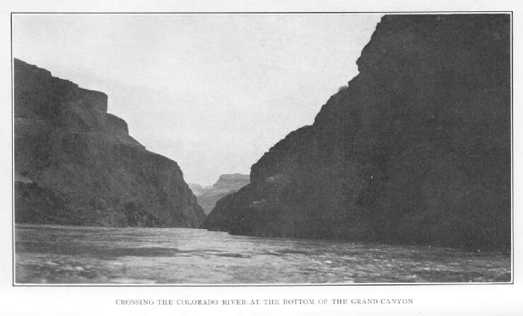 Crossing the Colorado River at The Bottom of The Grand Canyon 