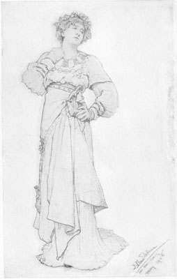 Ellen Terry as Imogen by Alma-Tadema