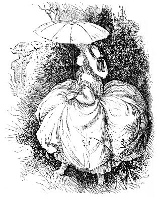 girl under parasol