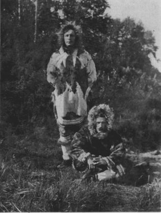 Constable Walker and Sergeant Fitzgerald in Eskimo Togs