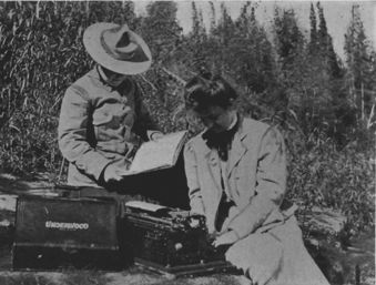 The First Type-writer on Great Slave Lake