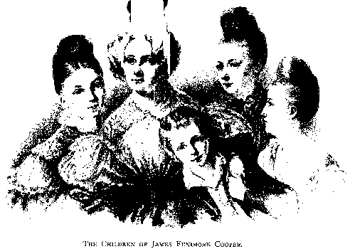 THE CHILDREN OF MR. AND MRS. JAMES FENIMORE COOPER.