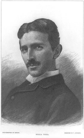 Portrait of Nikola Tesla