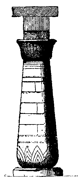 Fig 63.--Column with campaniform capital,
Ramesseum. 