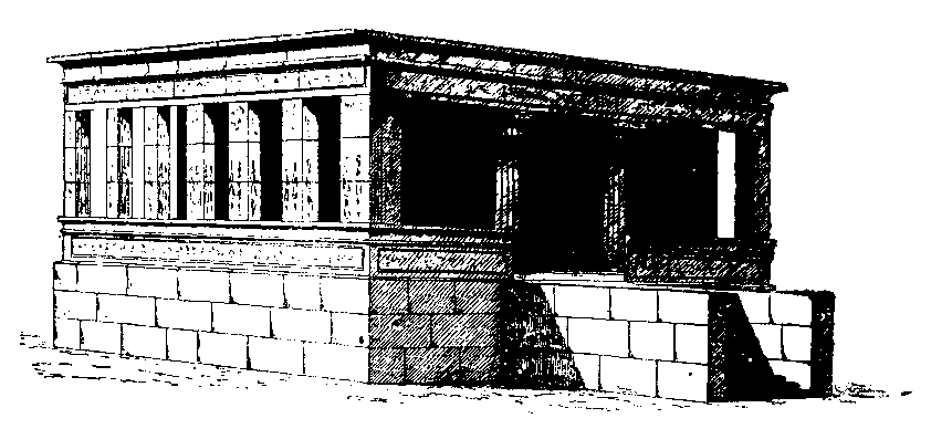 Fig 75.--South Temple of Amenhotep III. at
Elephantine. 