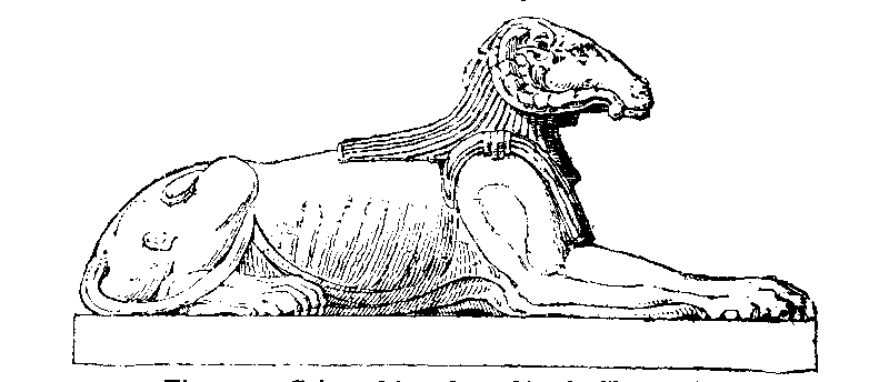 Fig 94.--Crio-sphinx from Wady Es Sabûah. 
