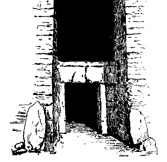 Fig 152.--Façade of tomb, Asûan. 