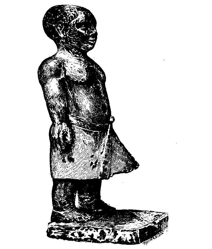 Fig 195.--The dwarf Nemhotep, Old Empire. 