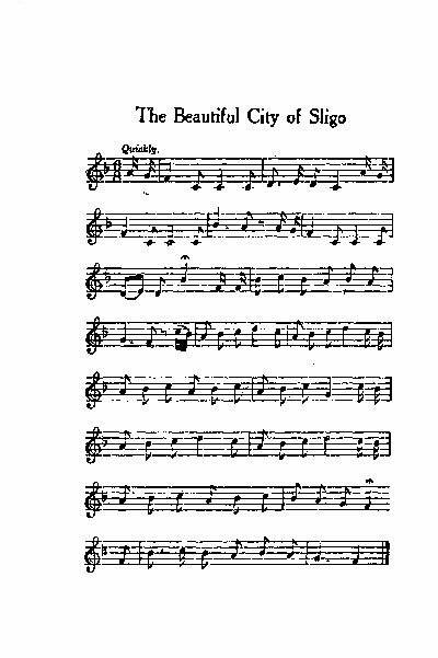 The Beautiful City of Sligo <i>Quicklly</i>. MUSIC