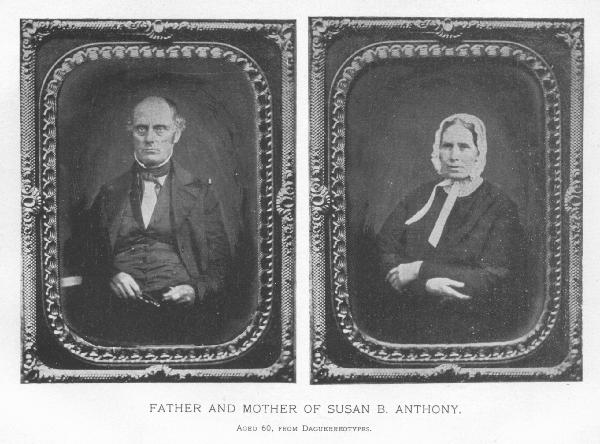 FATHER AND MOTHER OF SUSAN B. ANTHONY.