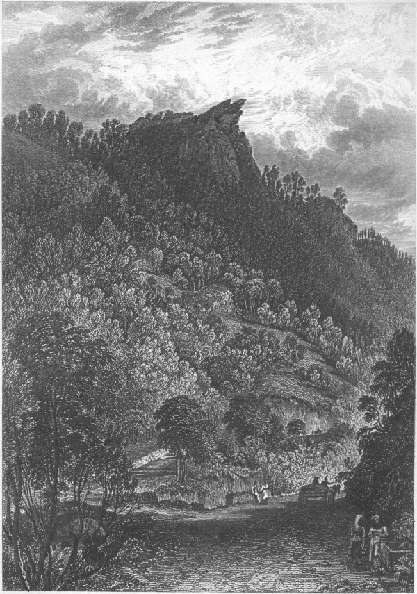 EAGLE CRAG, VALE OF TODMORDEN.

Drawn by G. Pickering. Engraved by Edw^d Finden.