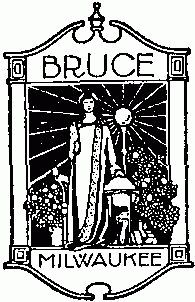 BRUCE MILWAUKEE (Publishers Stamp)