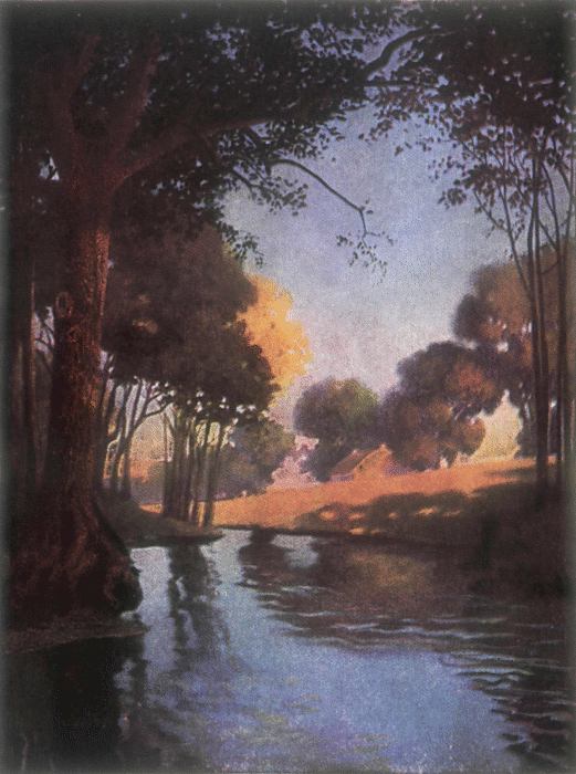 Frontispiece: Landscape with trees and a river