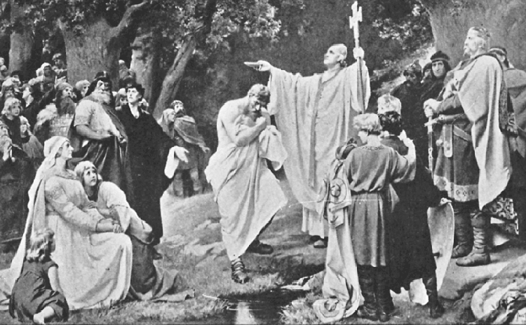 THE BAPTISM OF WITTEKIND.