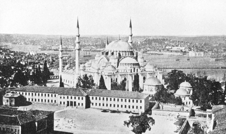 THE MOSQUE OF SOLYMAN, CONSTANTINOPLE.