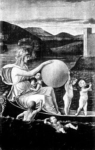 VENUS, RULER OF THE WORLD FROM THE PAINTING BY GIOVANNI
BELLINI
In the Accademia
