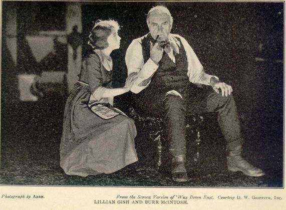 Lillian Gish and Burr McIntosh.
