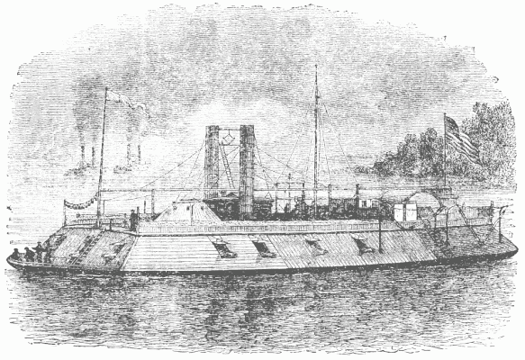 IRONCLADS ON THE MISSISSIPPI.
