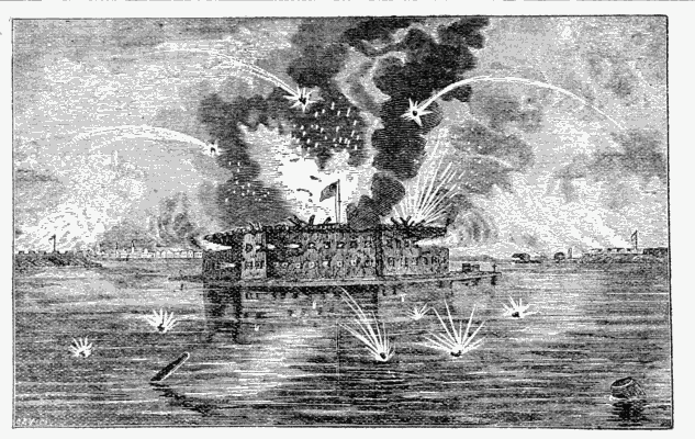 THE BOMBARDMENT OF FORT SUMTER.