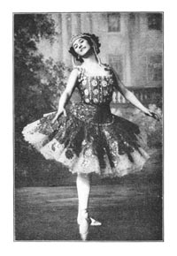 Mlle. Anna Pavlova, 1910. From a photo by Foulsham and Banfield.