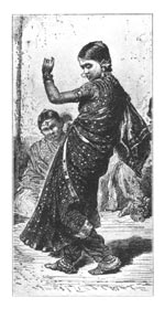 Indian dancing-girl.