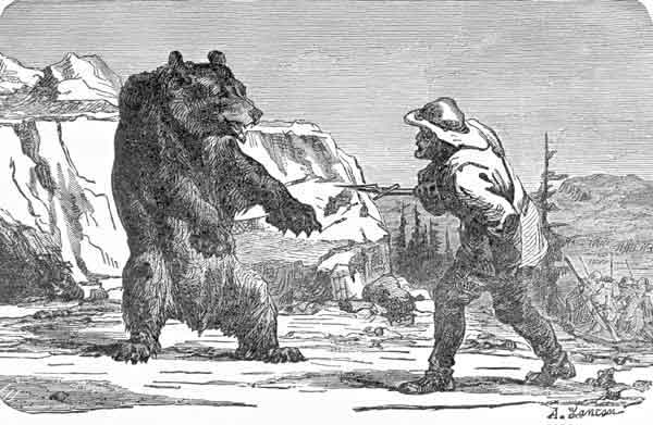 HUNTING THE BROWN BEAR.