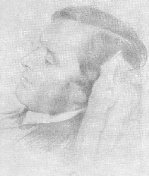 Sir Alexander Duff Gordon, from sketch by G. F. Watts, R.A.