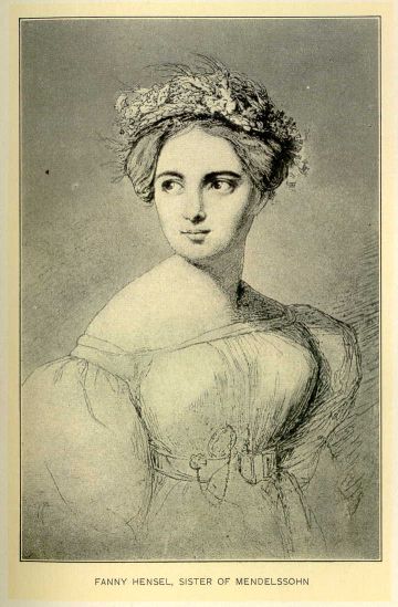 Fanny Hensel, sister of Mendelssohn.