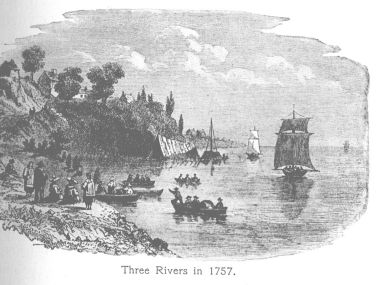 Three Rivers in 1757.