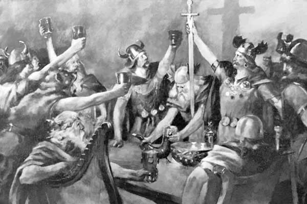 King Olaf's Christmas.

The King that gave Christianity to Norway.
