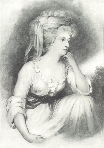 Mrs. Fitzherbert.  From the pastel by J. Russell