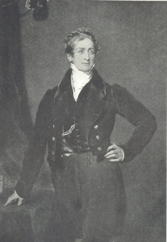 Sir Robert Peel.  From the mezzotint after Sir T. Lawrence, R.
A.